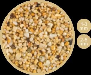 Autumn Quartz resin bound aggregate sample