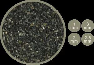 Green Granite resin bound aggregate sample