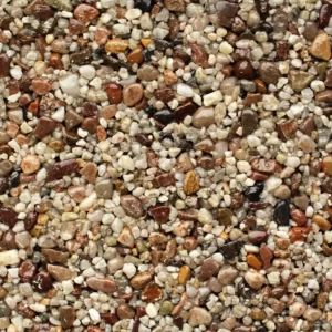 Pink Opal resin bound aggregate sample