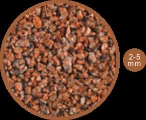 Salmon Pink resin bound aggregate sample