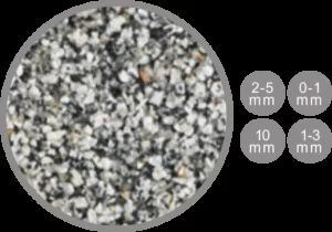 Silver resin bound aggregate sample