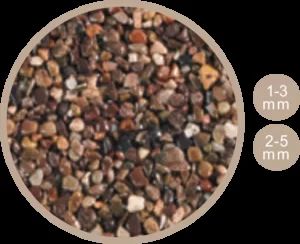 Staffordshire Pink resin bound aggregate sample