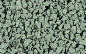 Light Grey rubber crumb aggregate sample
