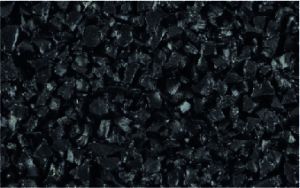 Slate Grey rubber crumb aggregate sample