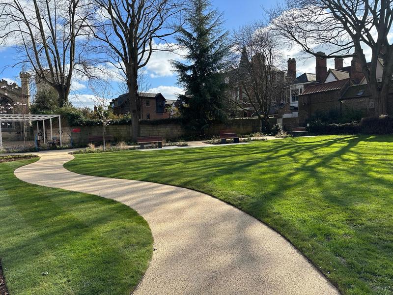 Heritage garden pathways — resin bound project