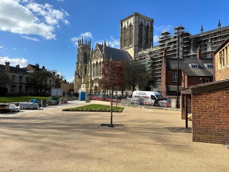 Public square — resin bound project by National Surfacing
