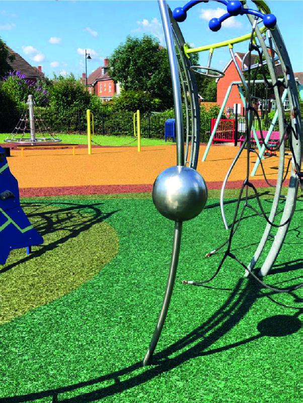 Rubber crumb surfacing project by National Surfacing, photo 5
